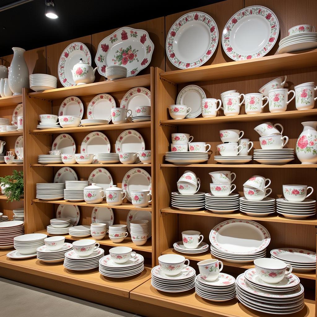 Traditional Spanish dinnerware at Carrefour Home