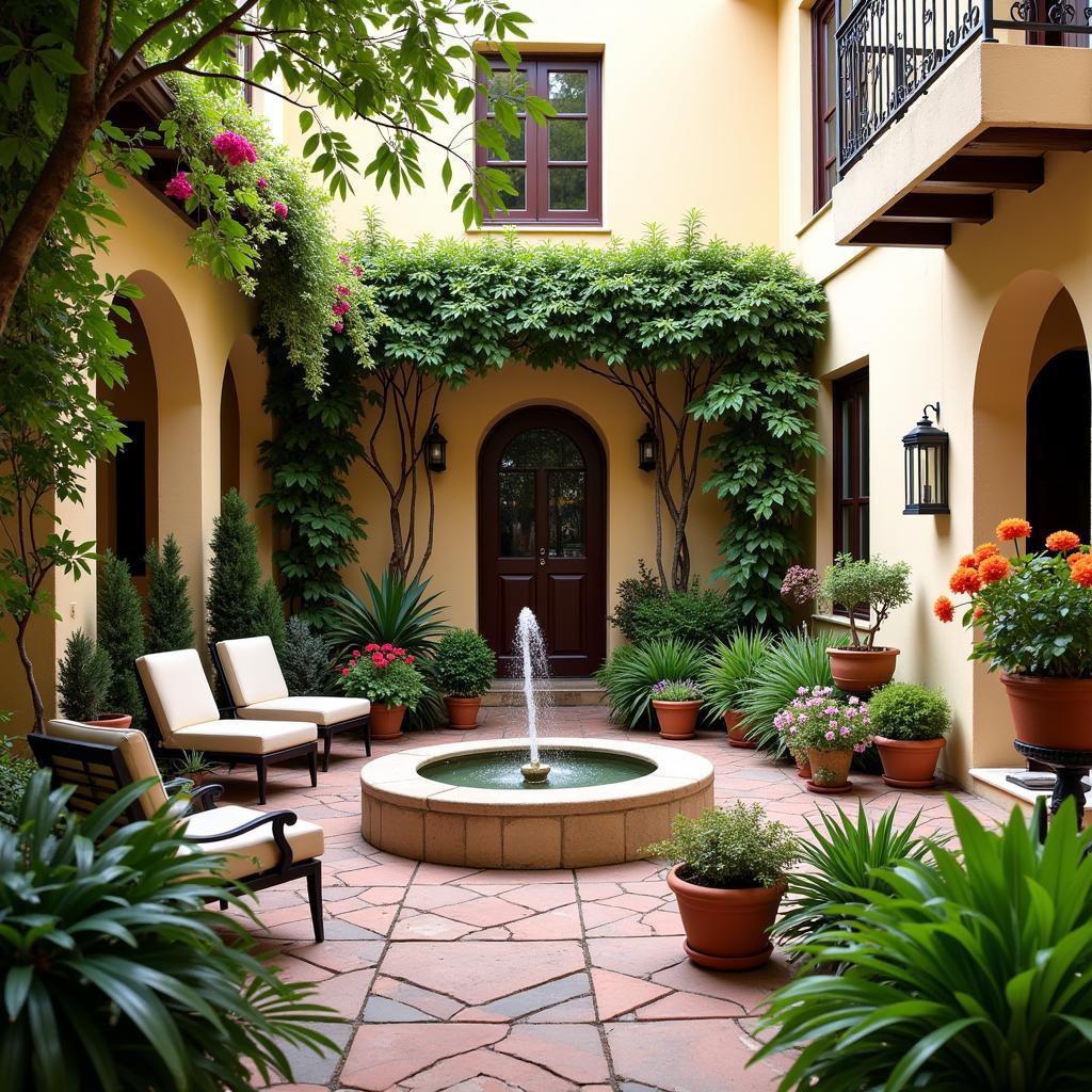 Charming Spanish Courtyard