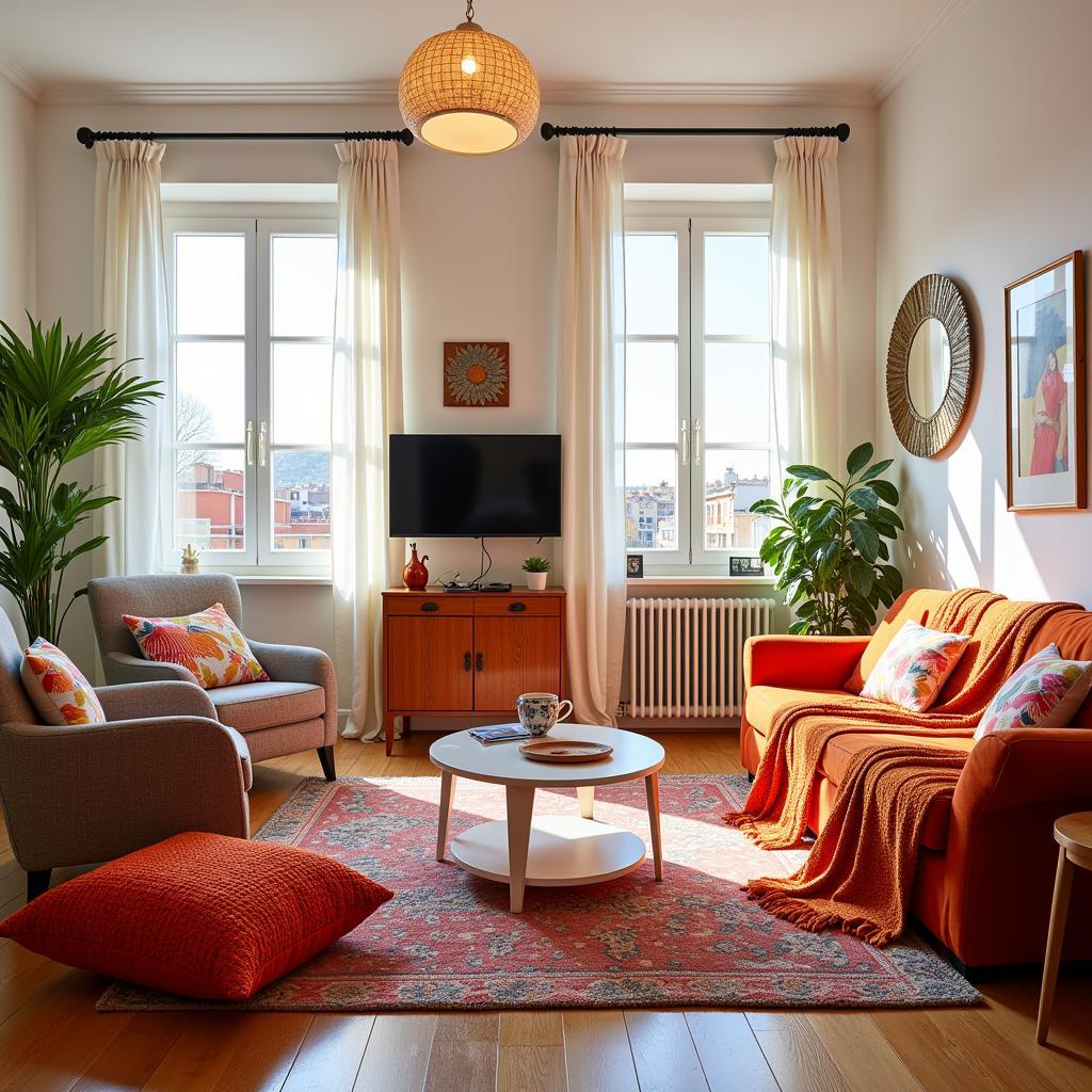 Colorful Spanish Apartment Decorated with Primark Homeware