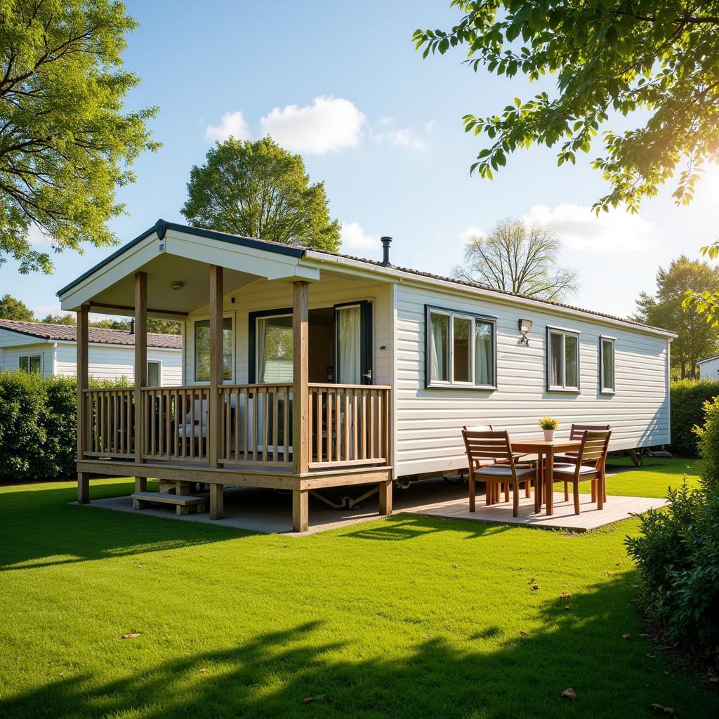 Comfortable Mobile Home in a Madrid Campsite