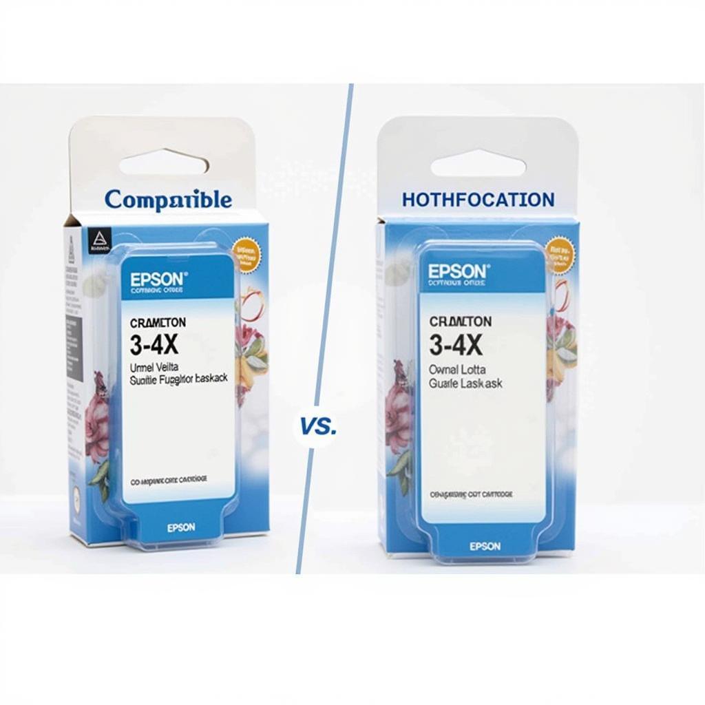 Comparison of compatible and genuine cartridges for Epson Expression Home XP-2200