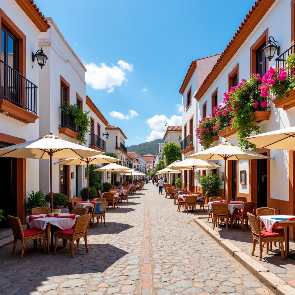 Conil town square