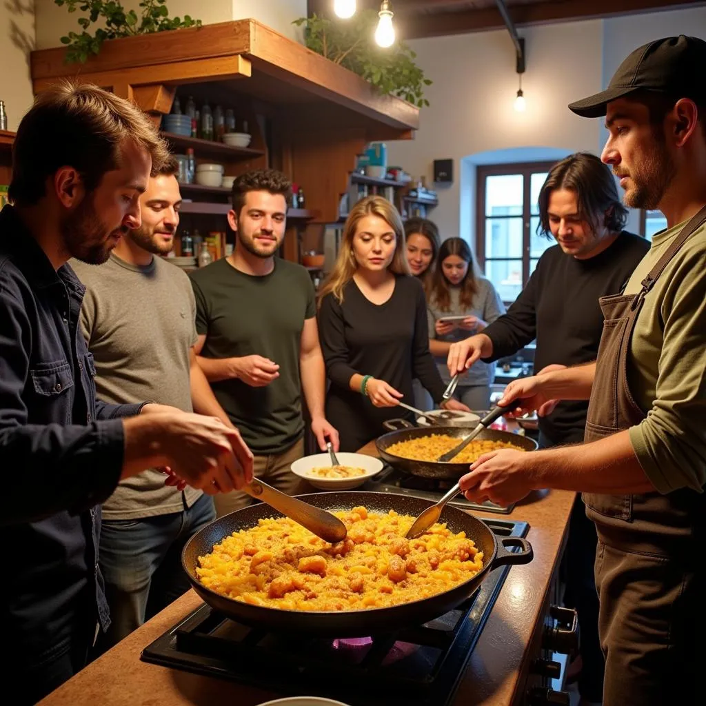 Learning to Cook Paella with a Local Chef