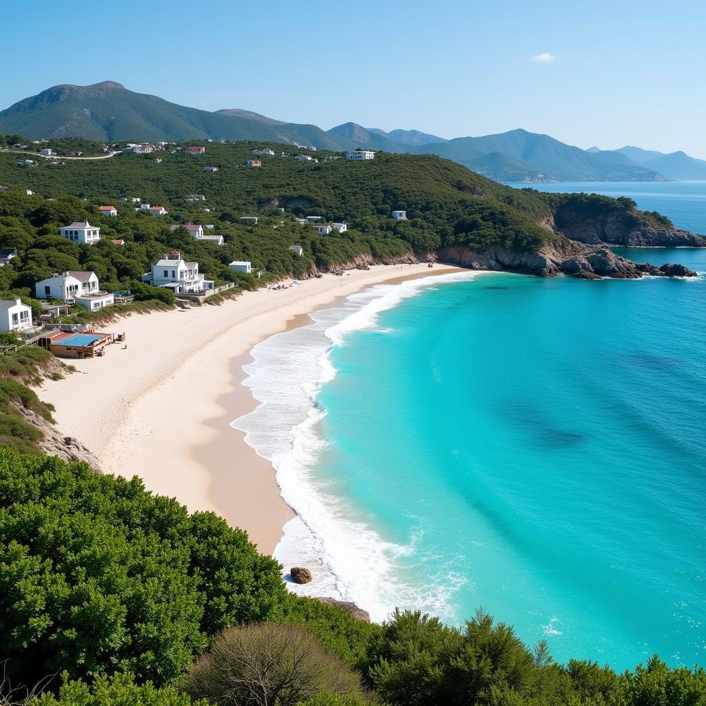 Scenic view of a Costa Blanca beach