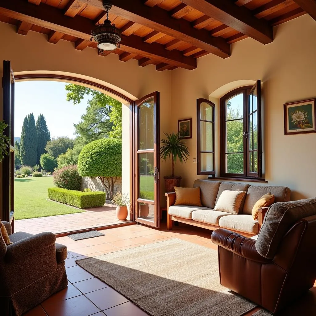 Spanish Villa Living Room