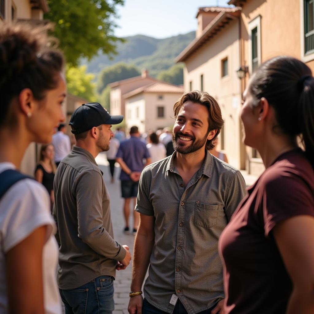 David el No Homo exploring charming Spanish villages