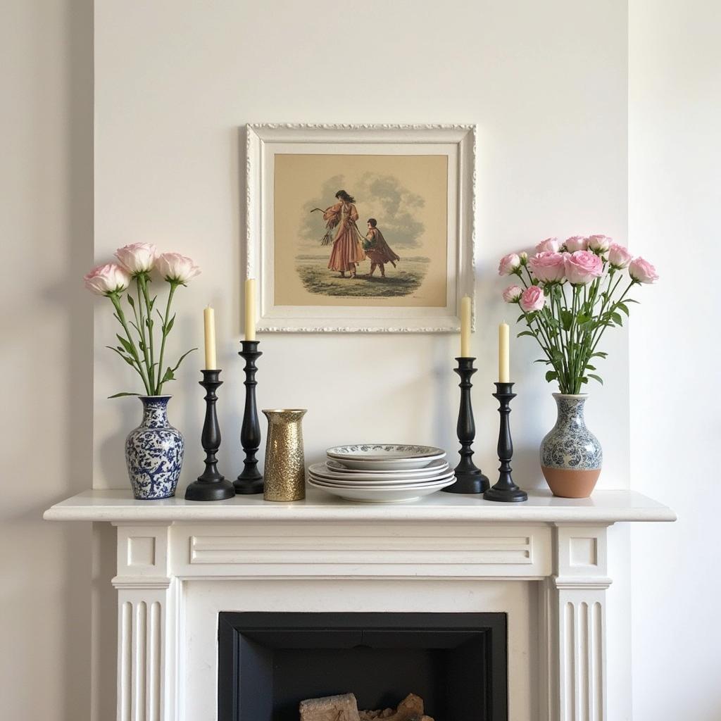 Decorating a Zara Home Mantel Resinado with Spanish Flair