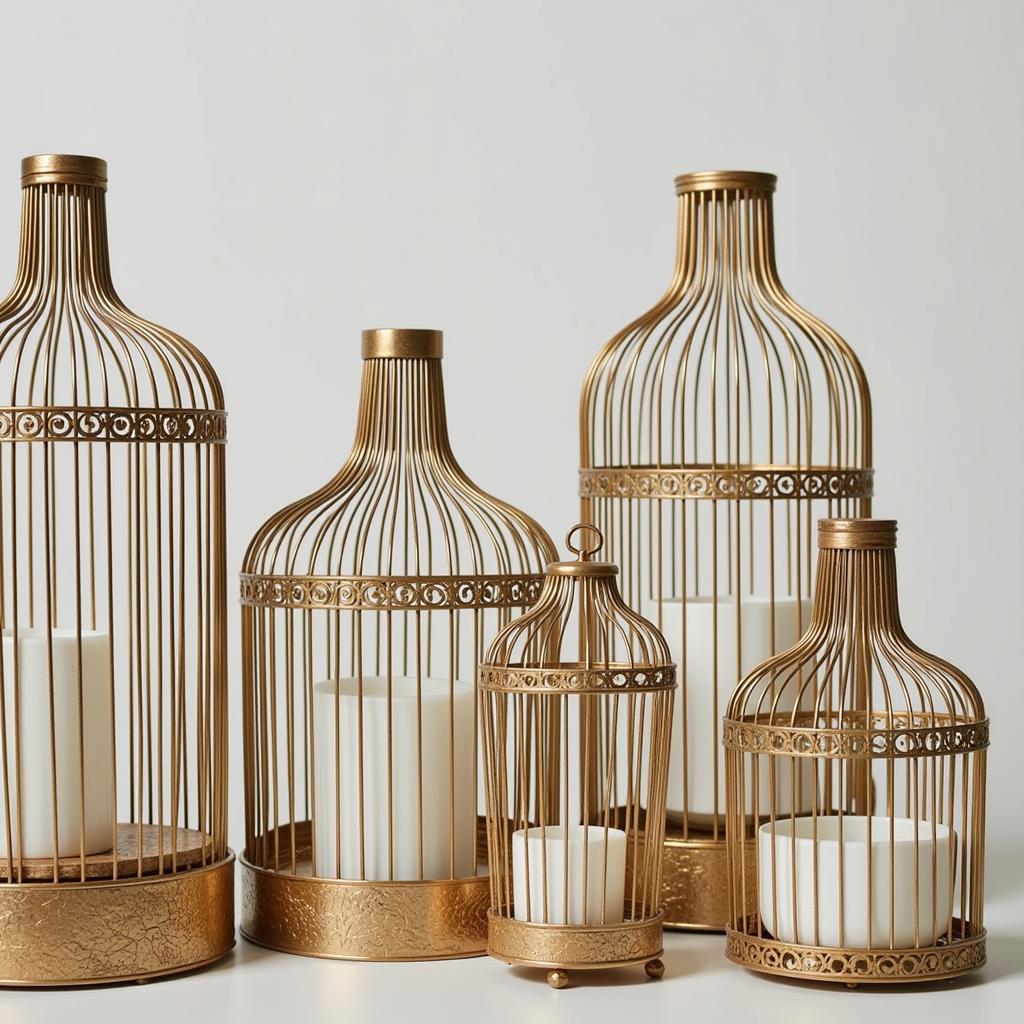 Various styles of decorative birdcages from Zara Home