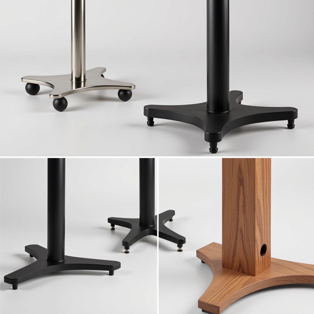 Speaker Stands in Various Materials