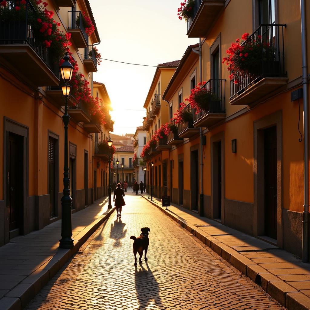 Exploring the streets of Spain