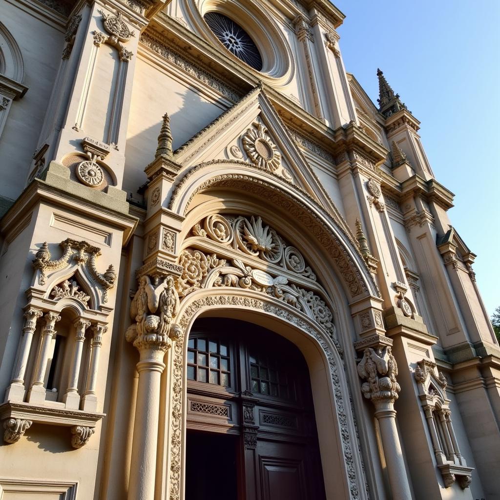 The Ornate Facade of the Ecce Homo Church in Cadiz