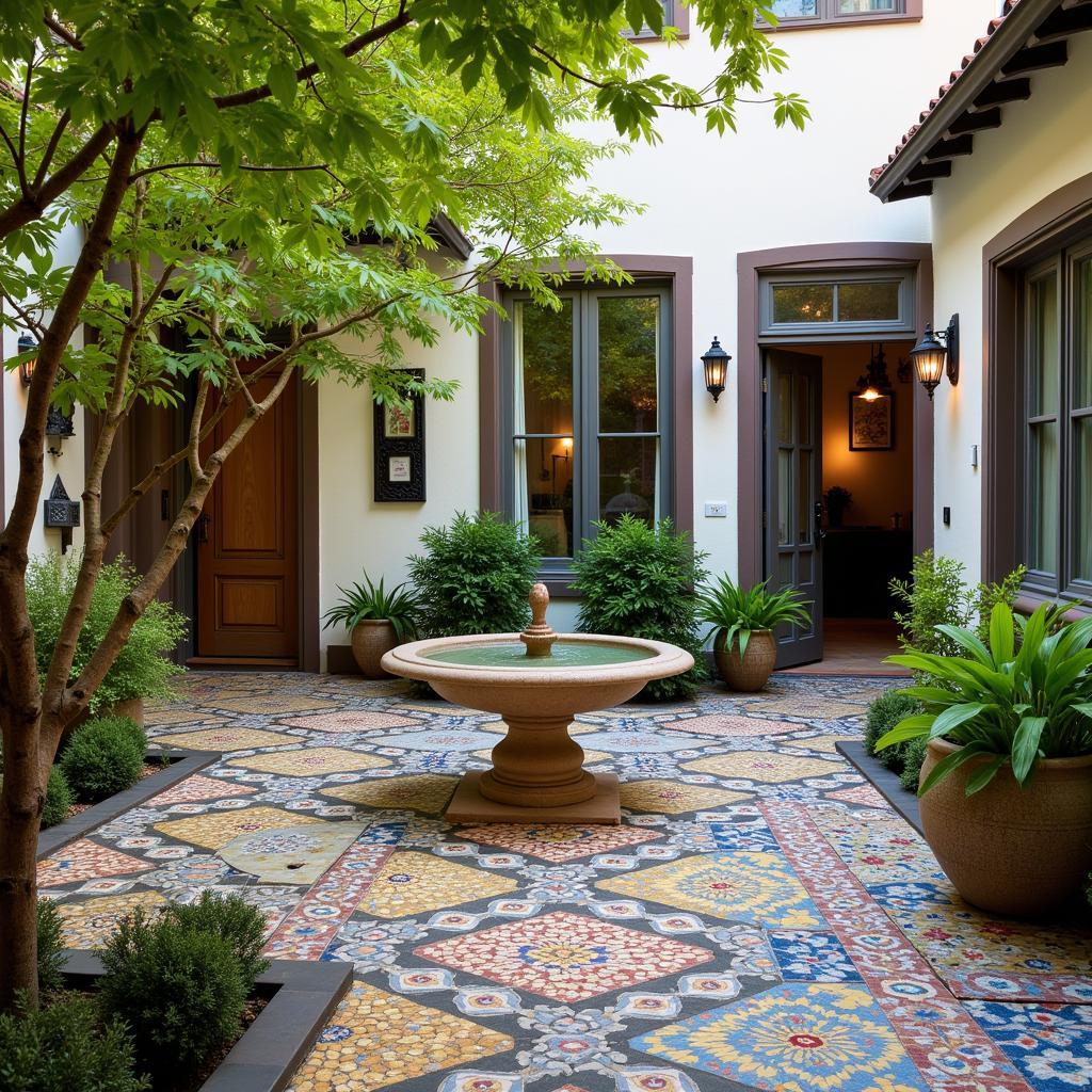 Peaceful Spanish Courtyard - Elvira Homes