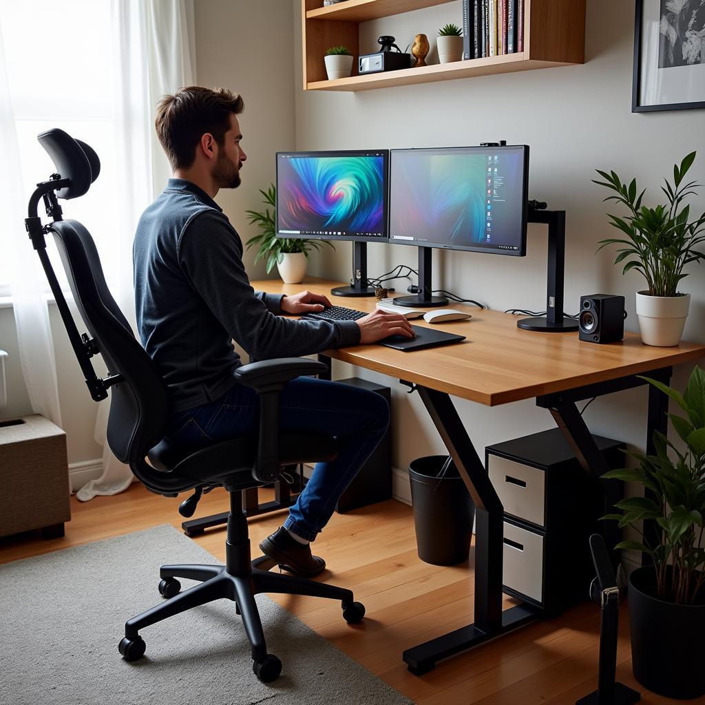 Ergonomic Home Studio Setup for Productivity