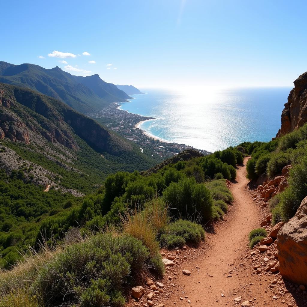 Exploring the Sierra Blanca mountains near Estepona