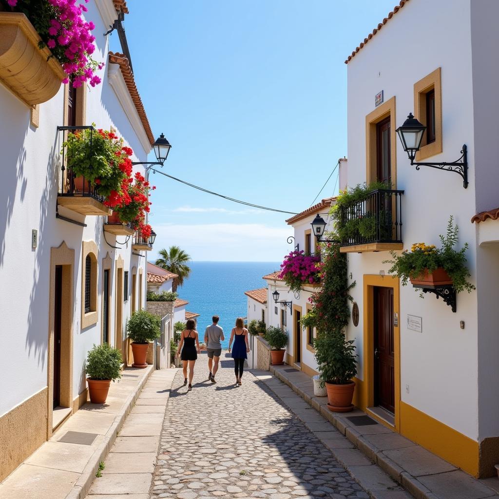 Charming streets of Estepona Old Town