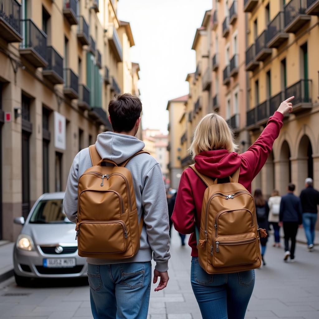 Exploring Barcelona with a local host