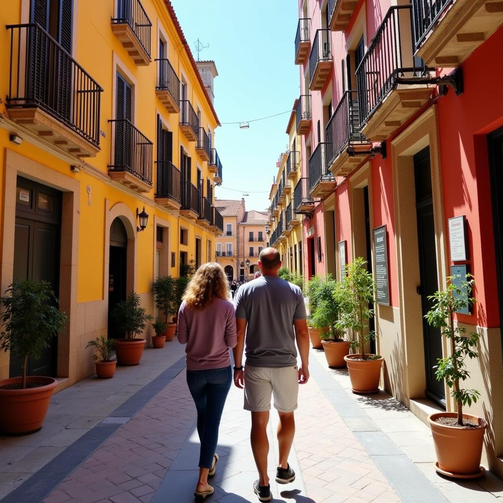 Exploring a Spanish City with Local Host