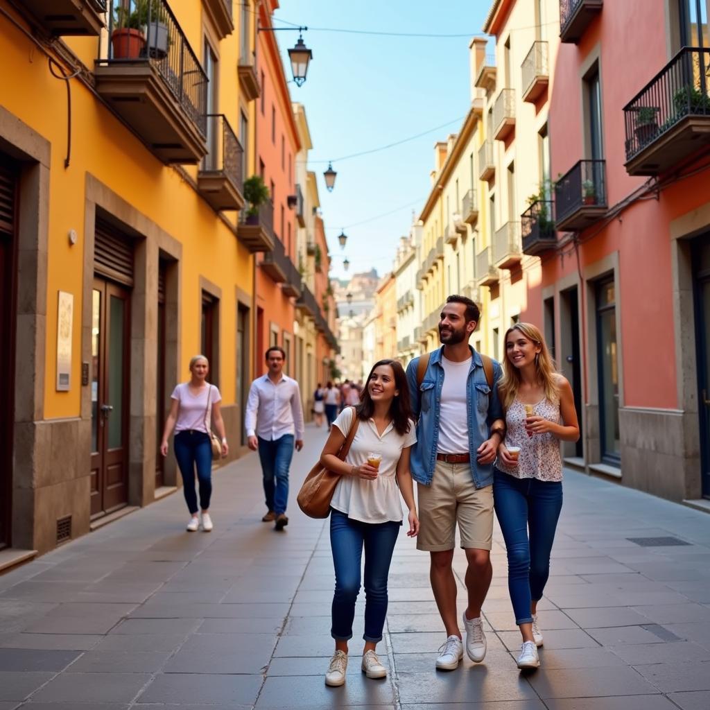 Family Exploring Barcelona with me Stay in Spain