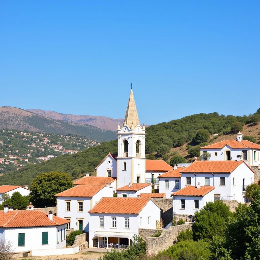 Scenic view of Finestrat village