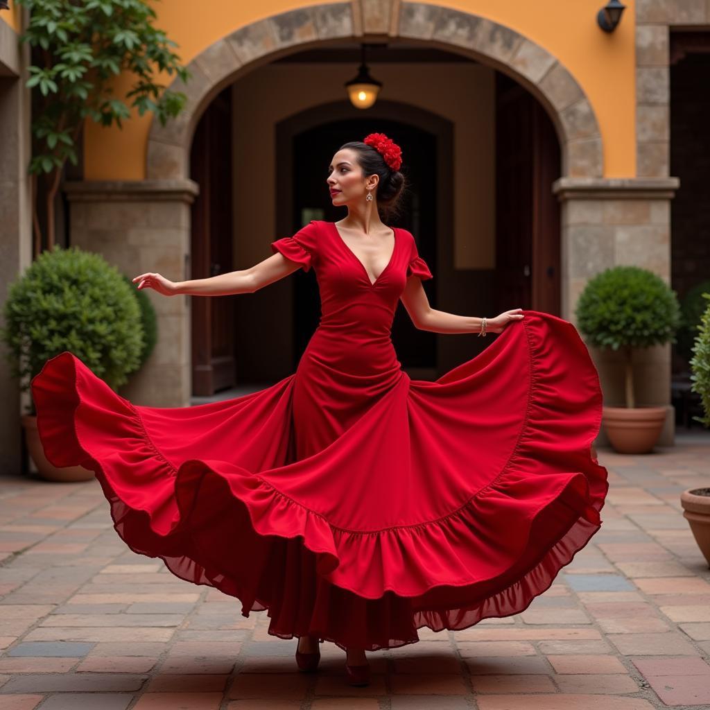 Passionate Flamenco Dance Class