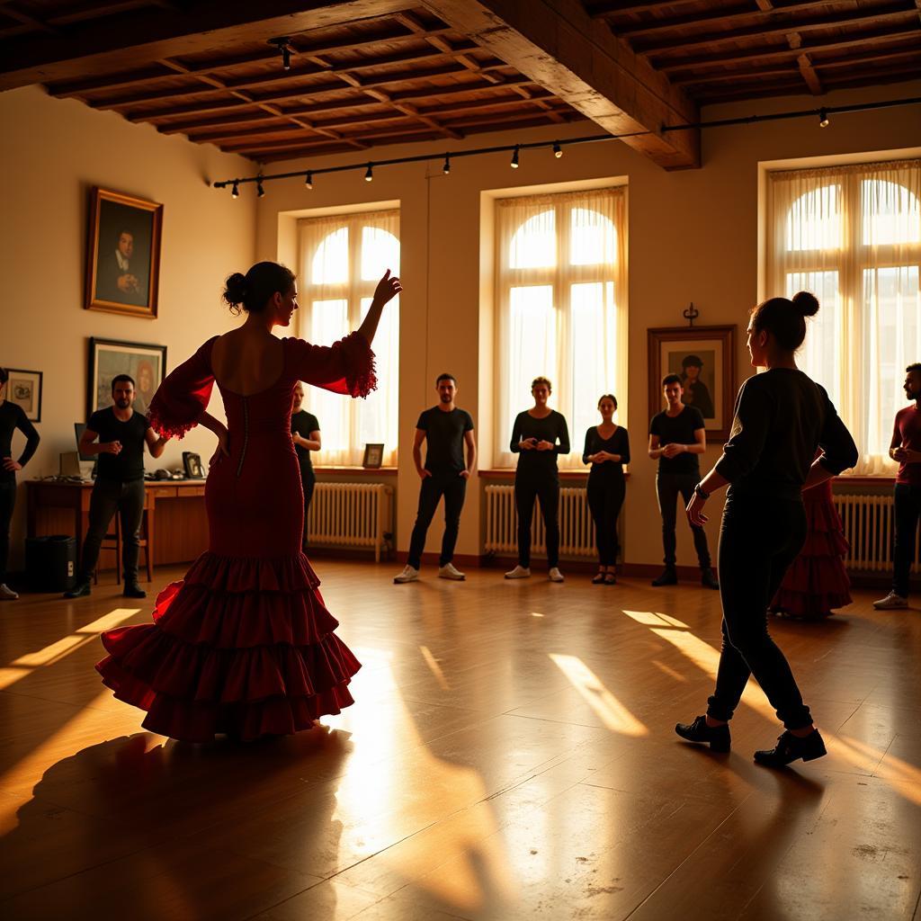 Learning flamenco with a local instructor in Seville 