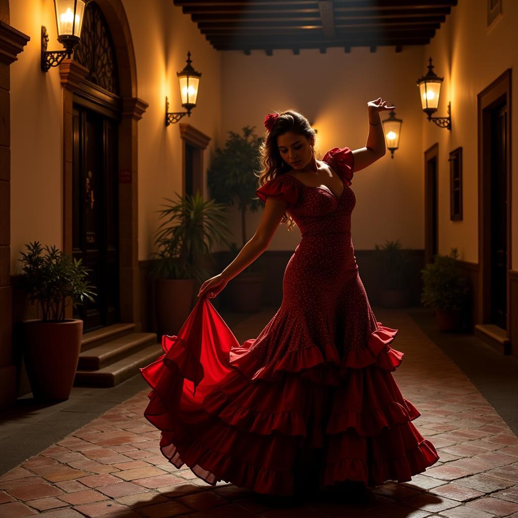 Flamenco dancer in Seville