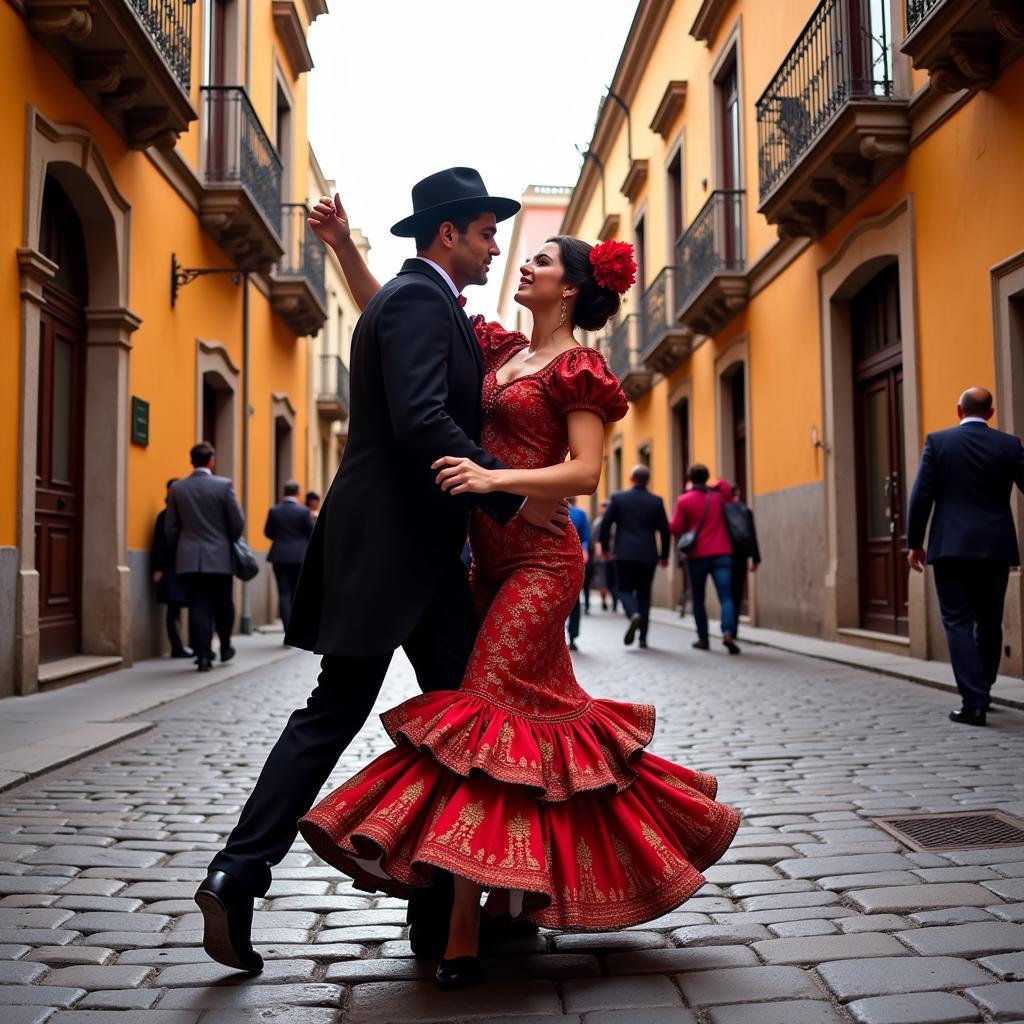 Flamenco Dancer in Seville