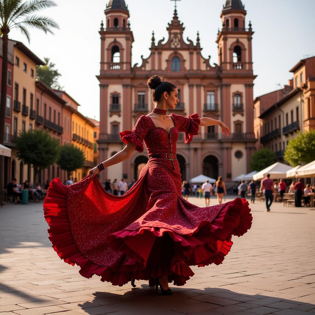 Flamenco Dancer in Seville