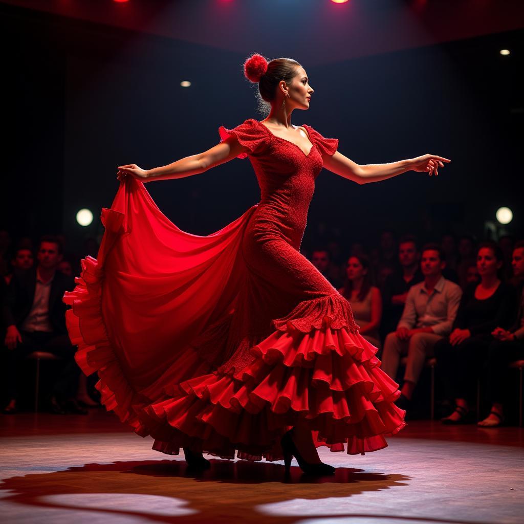 Passionate Flamenco Performance in Seville