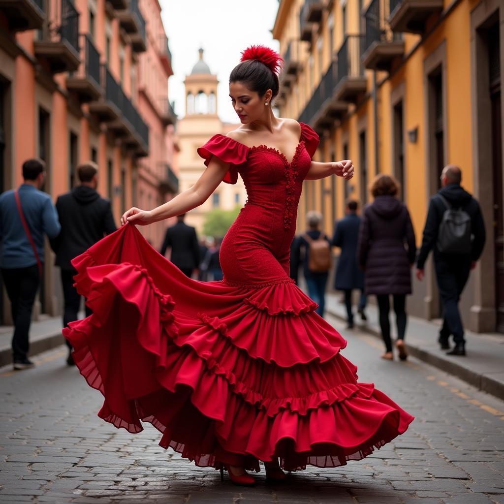 Flamenco Dancer in Seville