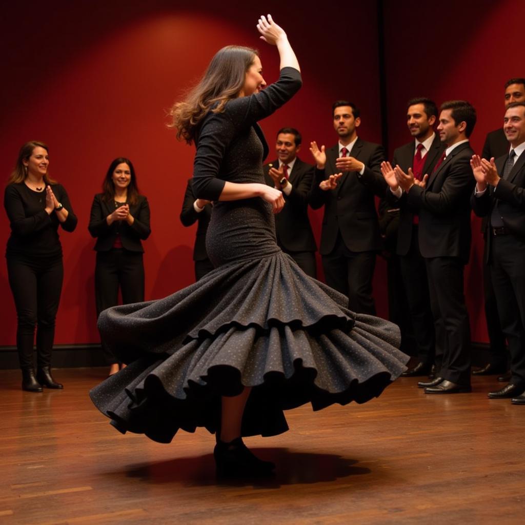 A Passionate Flamenco Dancer in Seville