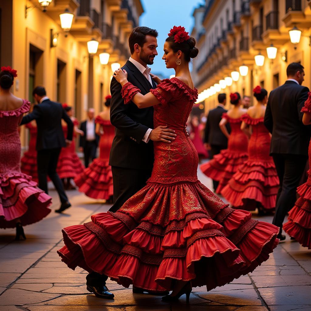 The passion and artistry of Flamenco dancers in Seville