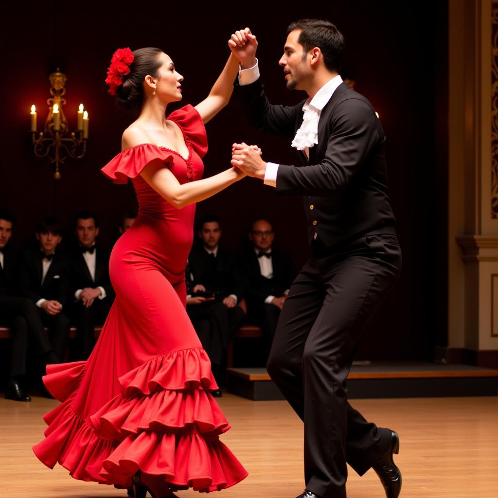 Flamenco Dancers in Seville