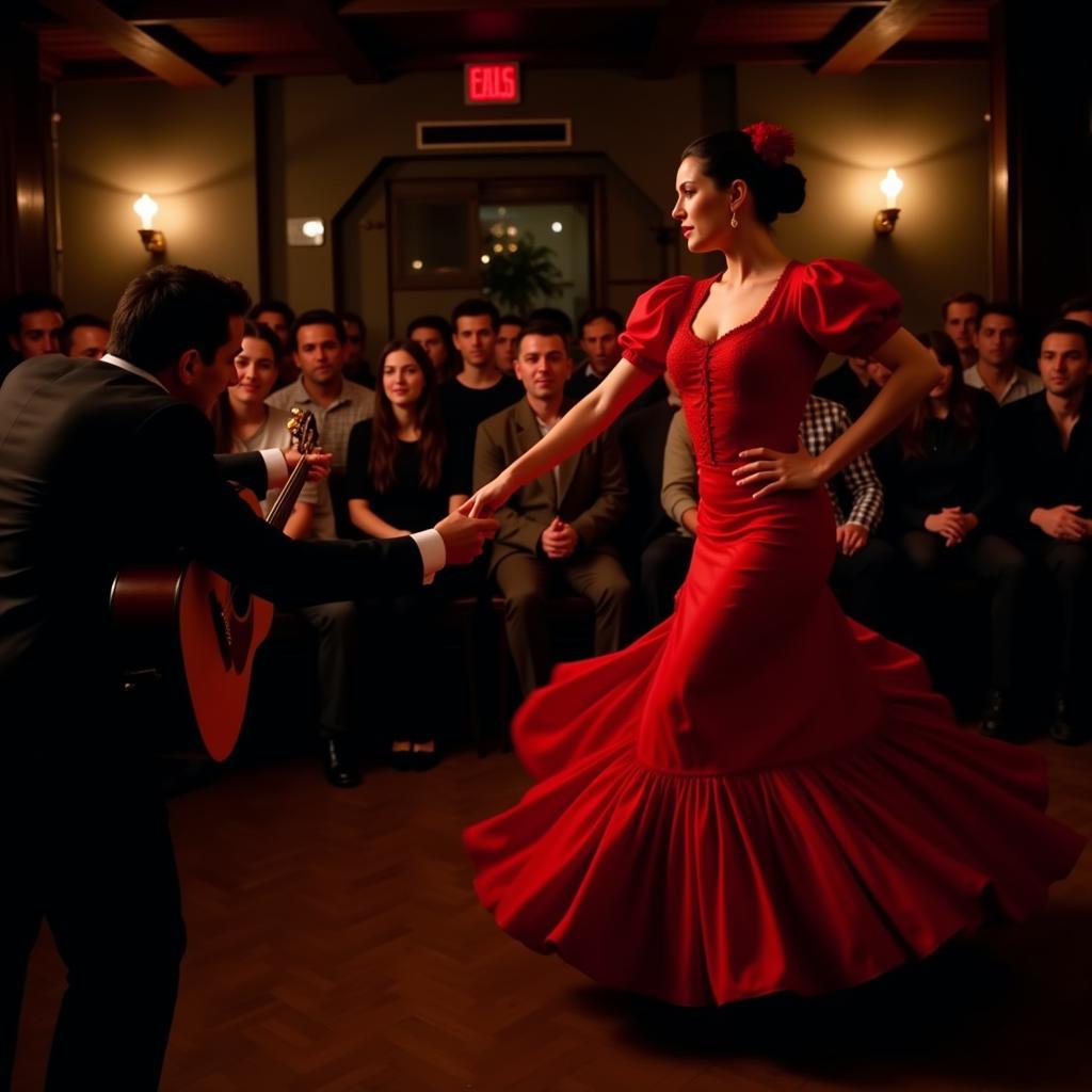 Flamenco performance in Seville