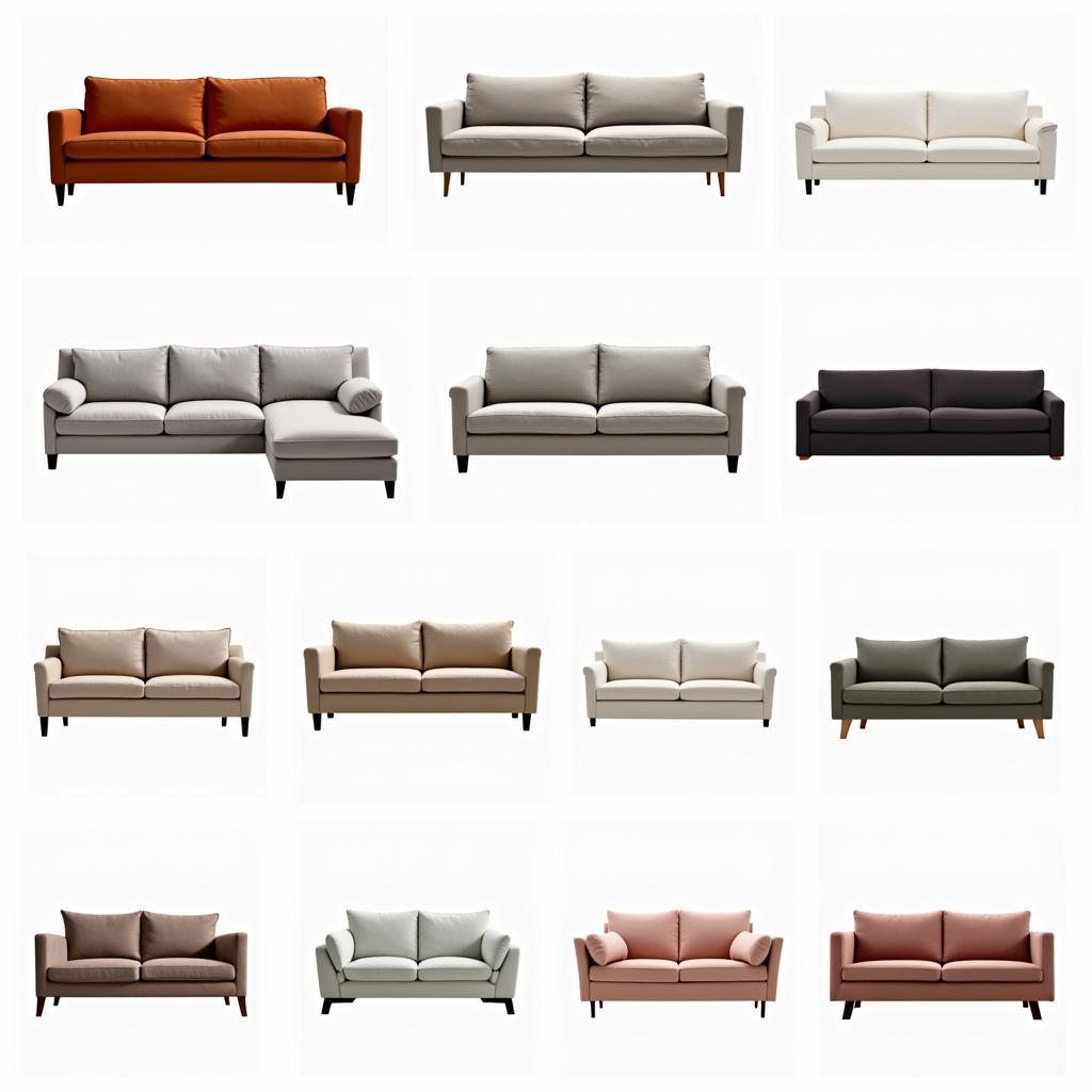 Variety of Funda Sofa Styles and Fabrics