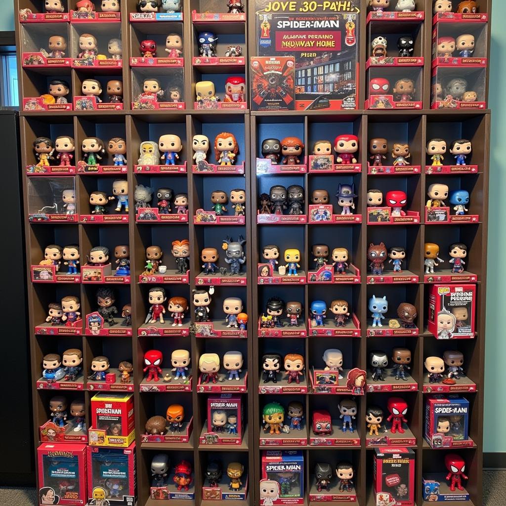 Funko Pop Spider-Man No Way Home Collection Display