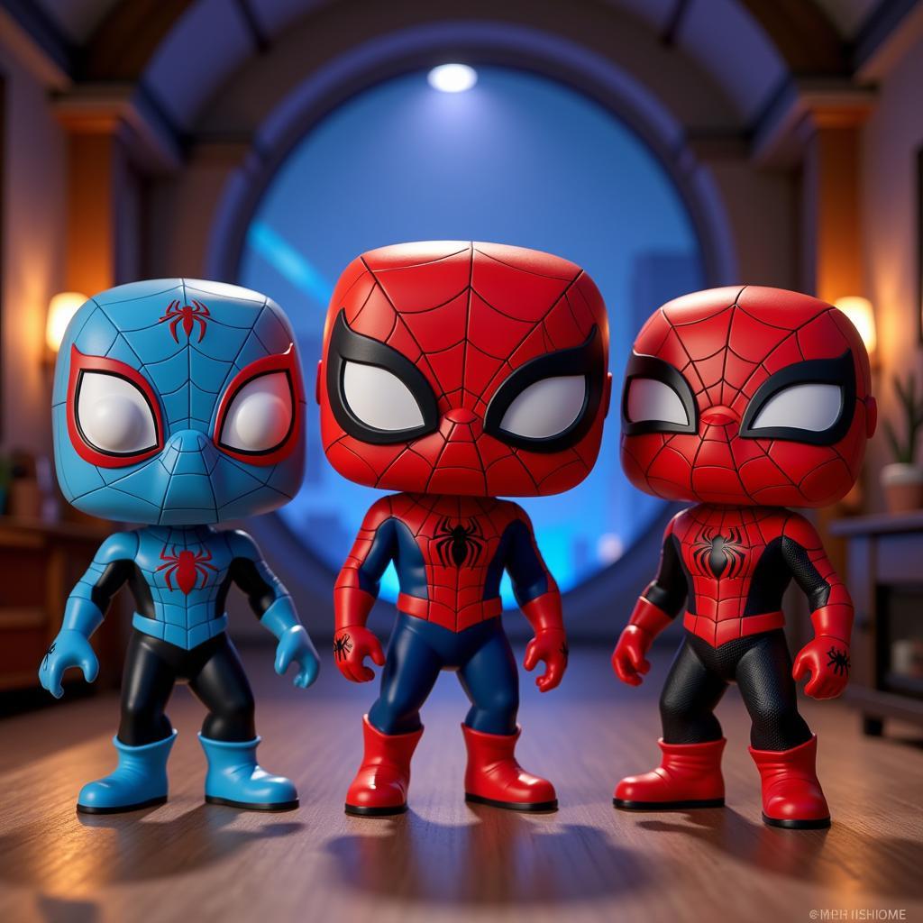 Funko Pop Spider-Man No Way Home Three Spider-Men