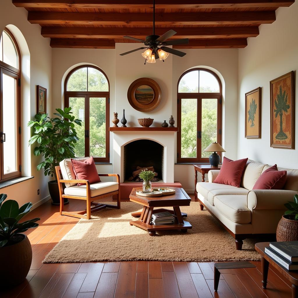 Cozy living room at Galene Kave Home