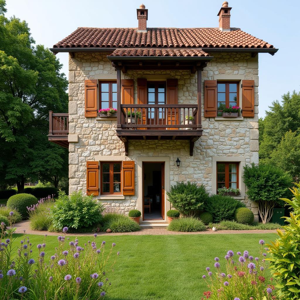 Traditional Galician Home Exterior