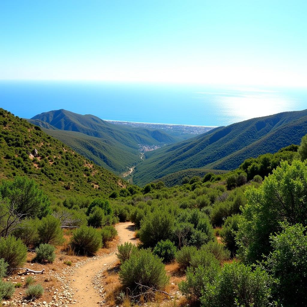 Garraf Natural Park Landscape