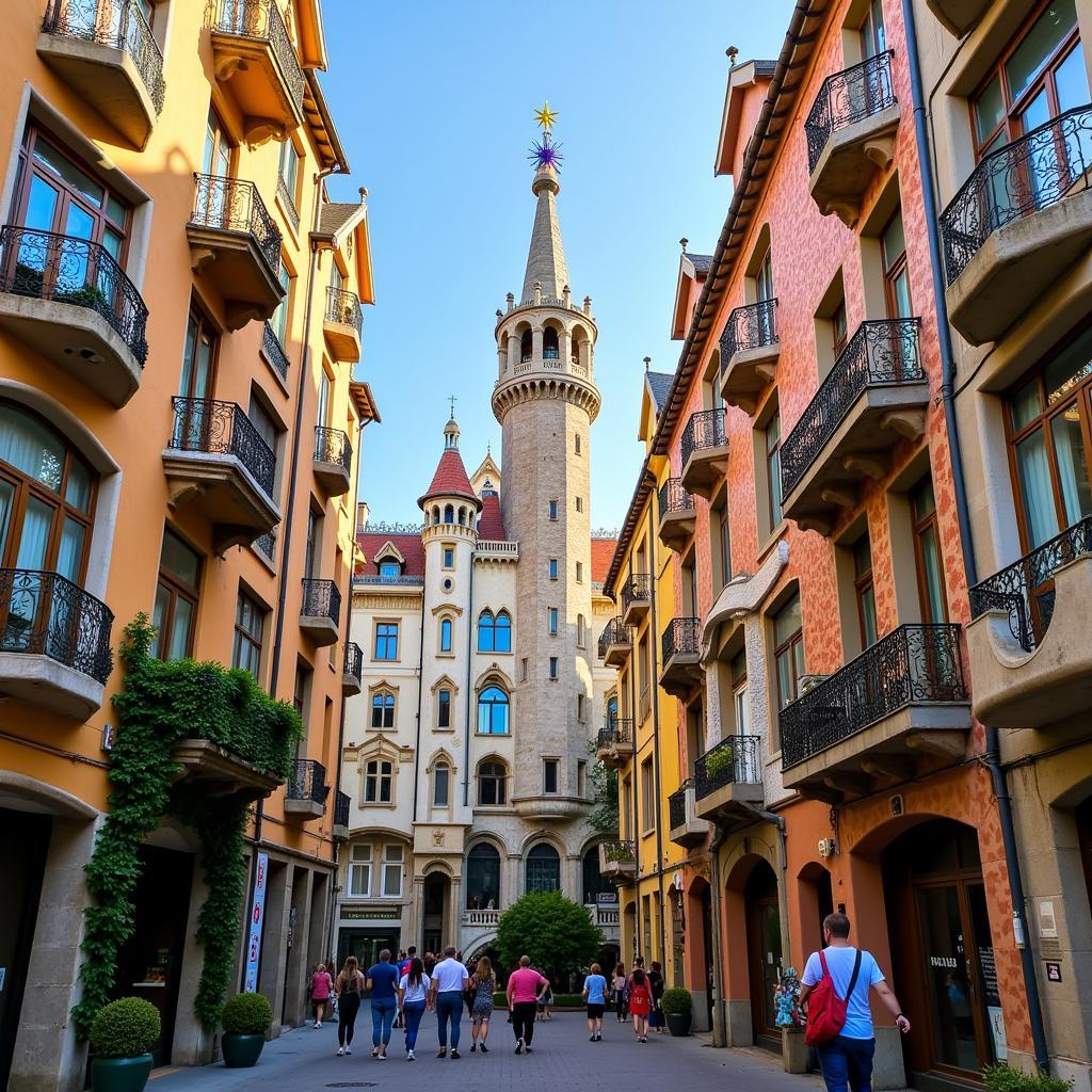 Barcelona's iconic Gaudi architecture