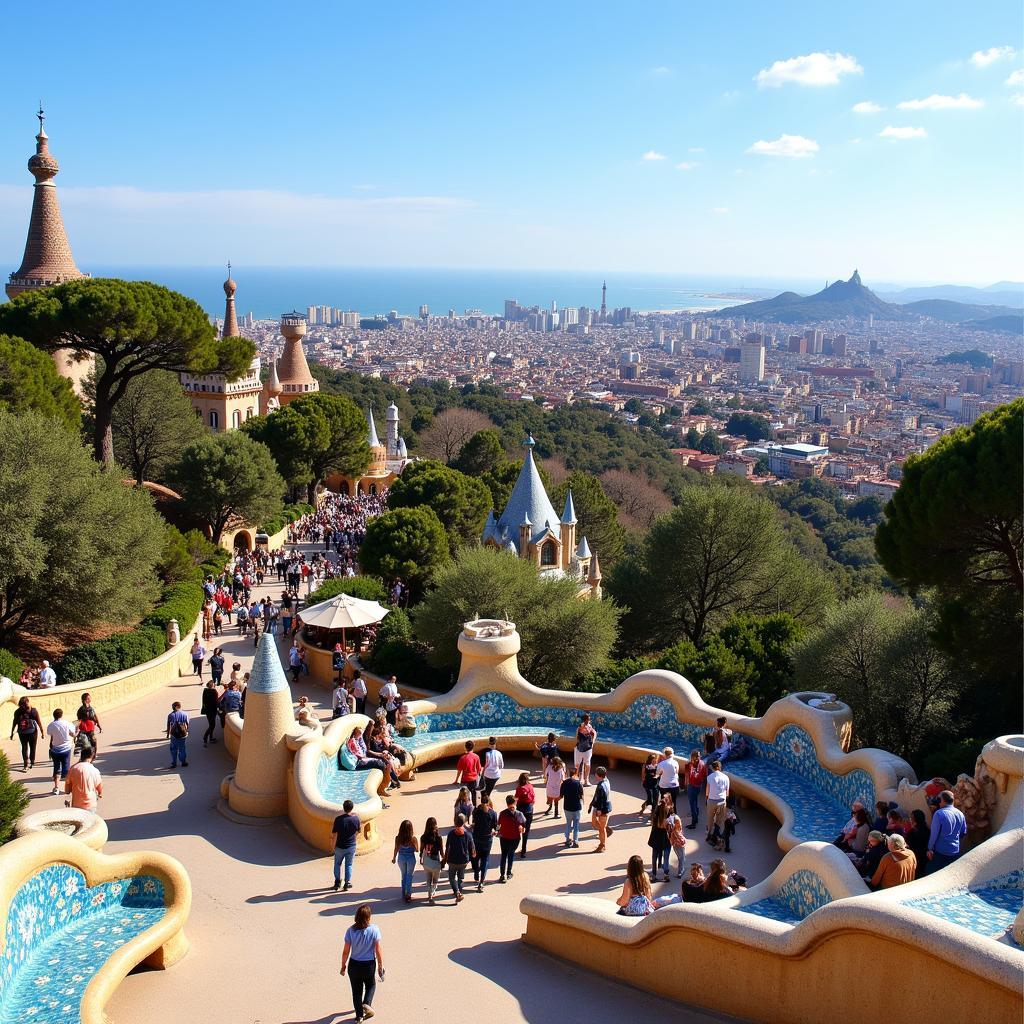 Whimsical Architecture of Park Güell