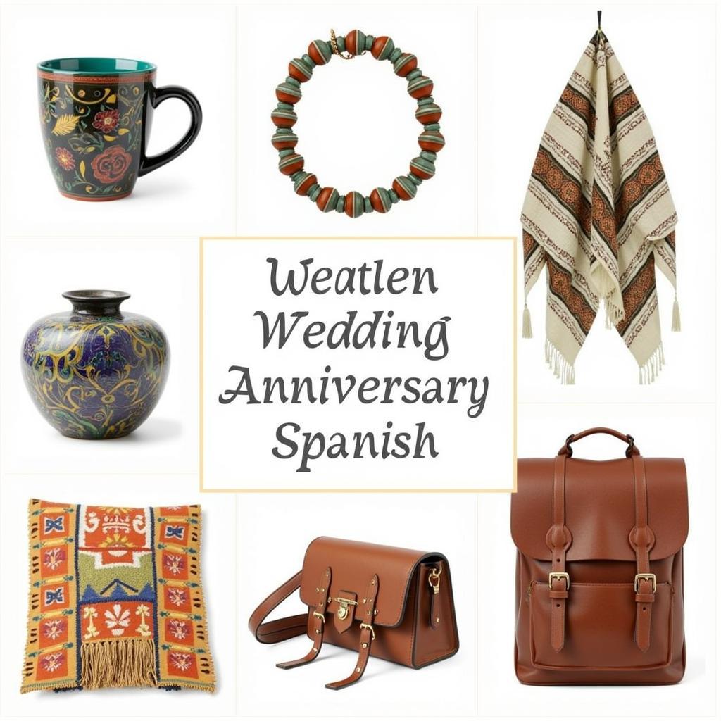 Golden Wedding Anniversary Gifts in Spain