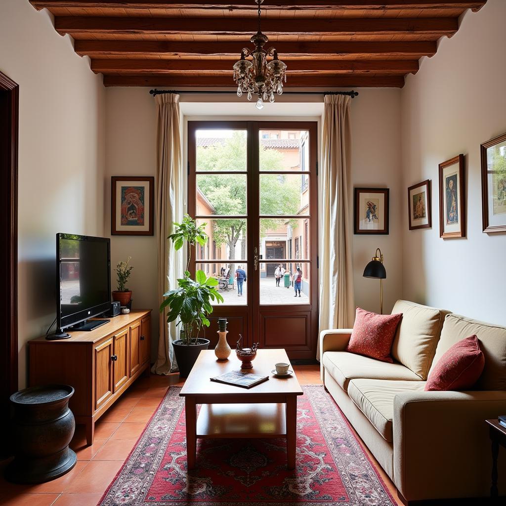 Cozy living room in a Granada home centro