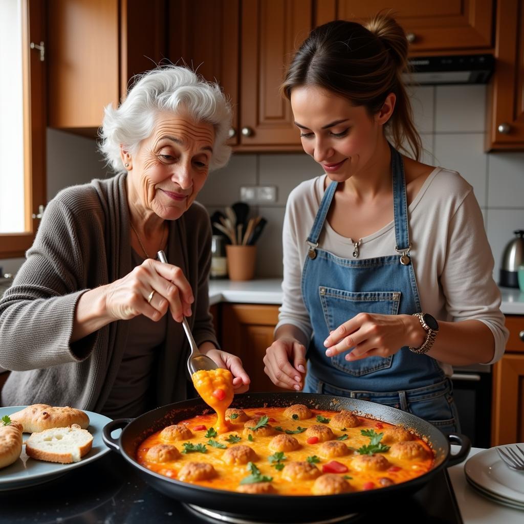 Paella Cooking Lesson with Abuela