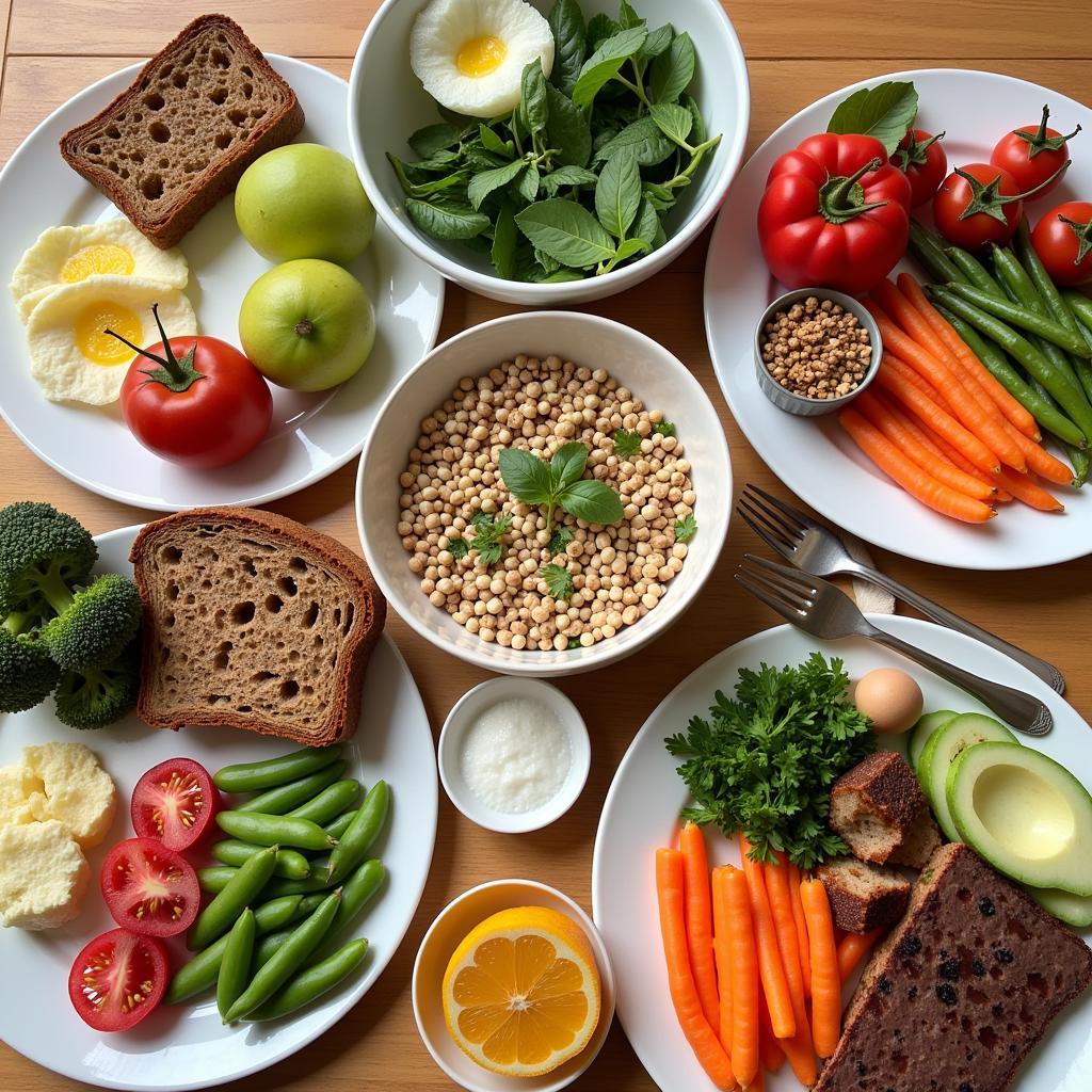 Colorful and nutritious meals prepped for the week in a home kitchen