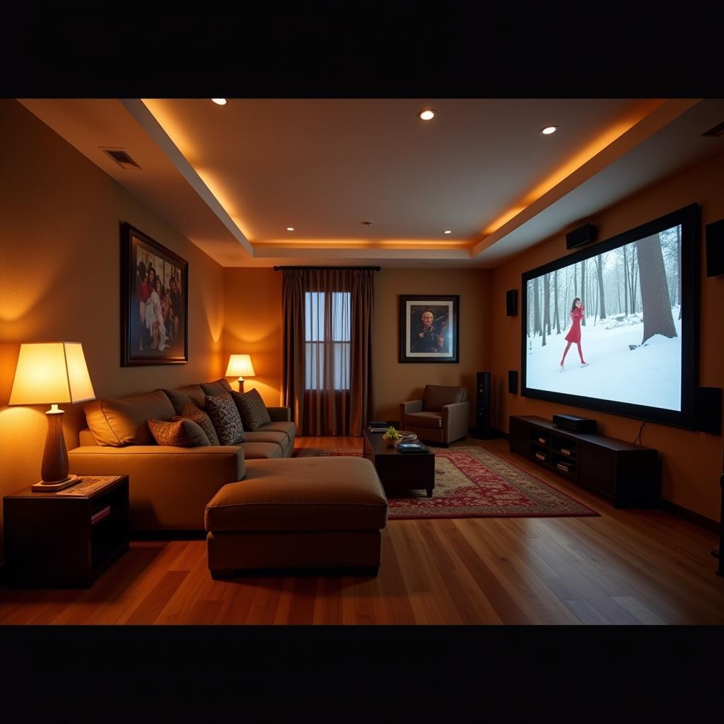 Immersive Home Cinema Room