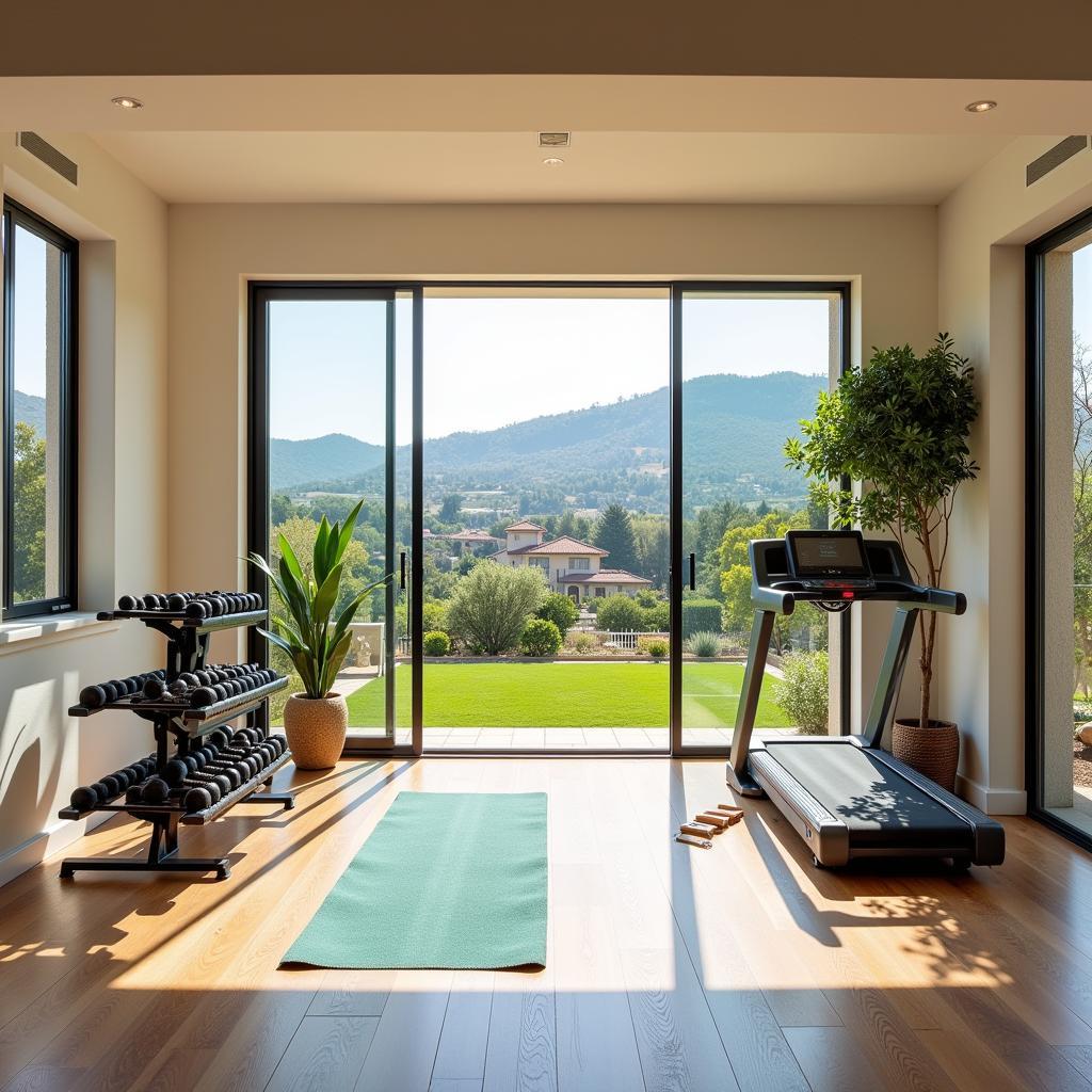 Spanish Villa Home Gym