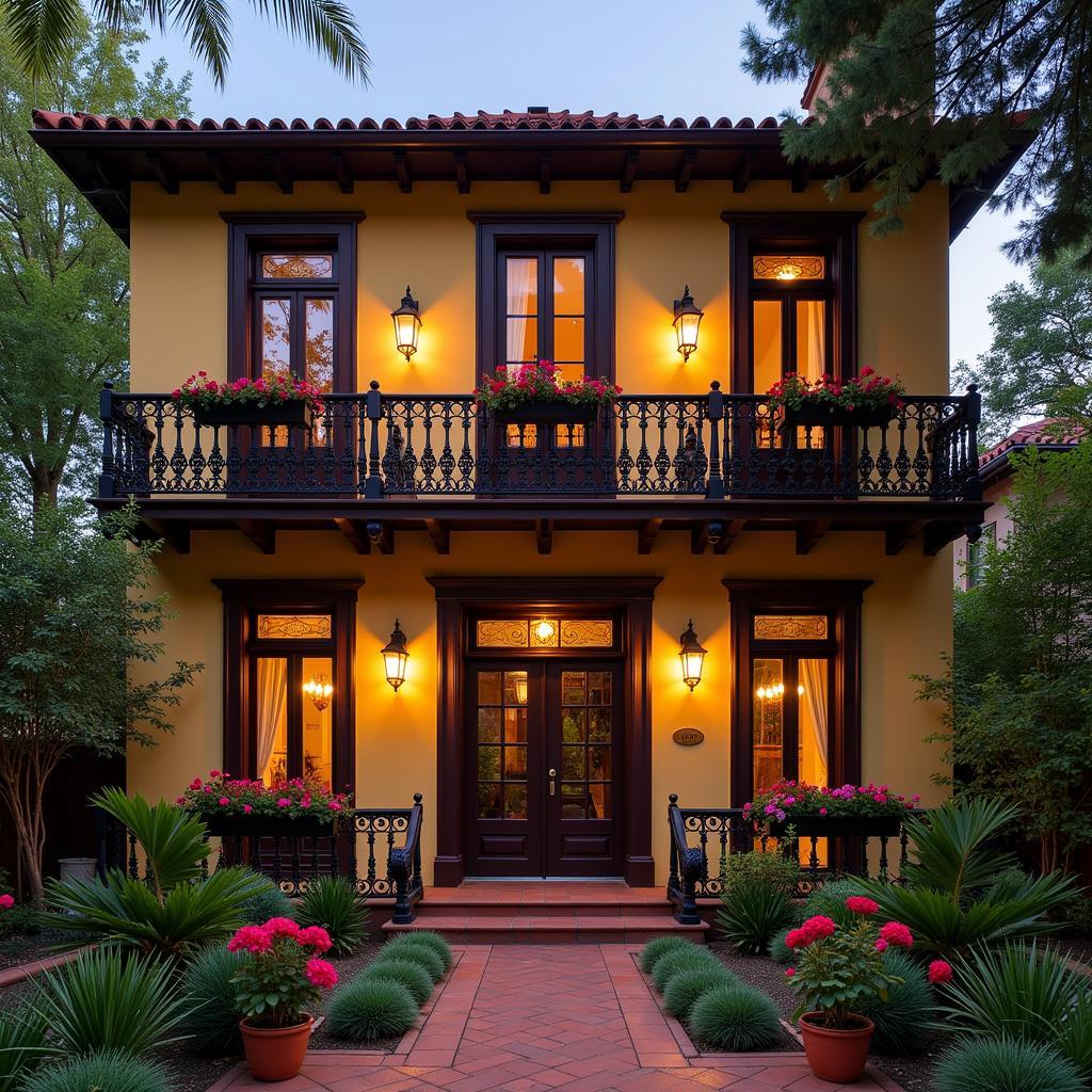 Traditional Spanish Home Exterior