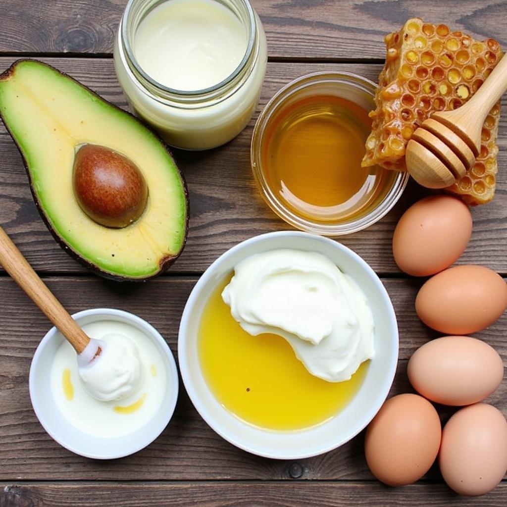 Ingredients for a Homemade Hair Mask